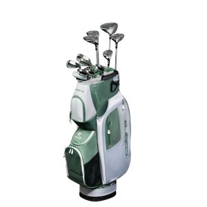 Cobra FLY-XL Women's Golf Set-Black Olive-Right Hand-Cart Bag